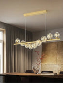 GobekUsa Modern LED Glass Chandelier for Dining Room