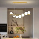 GobekUsa Modern LED Glass Chandelier for Dining Room
