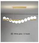 GobekUsa Modern LED Glass Chandelier for Dining Room