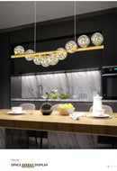 GobekUsa Modern LED Glass Chandelier for Dining Room