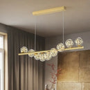 GobekUsa Modern LED Glass Chandelier for Dining Room