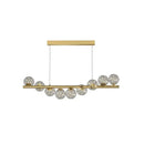 GobekUsa Modern LED Glass Chandelier for Dining Room
