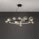 GobekUsa Modern LED Glass Chandelier with Adjustable Cord