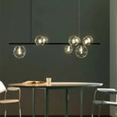 GobekUsa Modern LED Glass Chandelier with Adjustable Cord