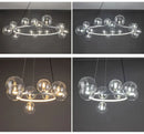 GobekUsa Modern LED Glass Chandelier with Adjustable Cord
