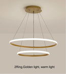 GobekUsa Modern LED Pendant Lamp in Black