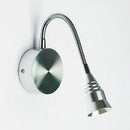 GobekUsa Modern LED Sconce Lamp with Chrome Metal Shade - Warm/White Lighting