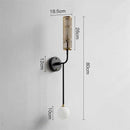 GobekUsa Modern LED Wall Sconce with Gold Accents