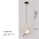 GobekUsa Modern Magpie Bird LED Pendant Lights