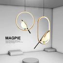 GobekUsa Modern Magpie Bird LED Pendant Lights