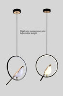 GobekUsa Modern Magpie Bird LED Pendant Lights