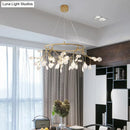 GobekUsa Modern Metal LED Dining Room Chandelier - Elegant Hanging Pendant Light