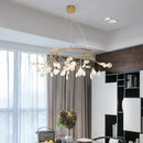 GobekUsa Modern Metal LED Dining Room Chandelier - Elegant Hanging Pendant Light