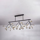 GobekUsa Modern Metal Linear Island Light: Branching LED Pendant Fixture