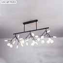 GobekUsa Modern Metal Linear Island Light: Branching LED Pendant Fixture
