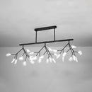 GobekUsa Modern Metal Linear Island Light: Branching LED Pendant Fixture