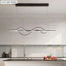 GobekUsa Modern Metallic LED Pendant Light for Dining Room and Island in Coffee