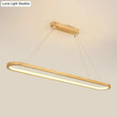 GobekUsa Modern Minimalist Wooden LED Strip Pendant Light for Restaurants
