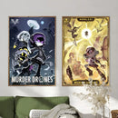 GobekUsa Modern Murder Drones Poster - Home Decor