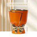 GobekUsa Modern Nordic Ceramic Tulip Vase for Home Decor