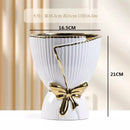 GobekUsa Modern Nordic Ceramic Tulip Vase for Home Decor