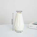GobekUsa Modern Nordic Diamond-Shaped Flower Vase