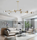 GobekUsa Modern Nordic Glass Chandeliers - LED Pendant Lamps