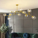 GobekUsa Modern Nordic Glass Chandeliers - LED Pendant Lamps