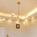 GobekUsa Modern Nordic Glass Chandeliers with LED