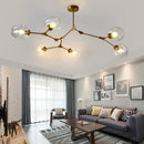 GobekUsa Modern Nordic Glass Chandeliers with LED