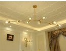 GobekUsa Modern Nordic Glass Chandeliers with LED