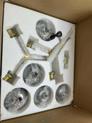 GobekUsa Modern Nordic Glass Chandeliers with LED Lighting