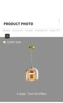 GobekUsa Modern Nordic Glass Pendant Lamp by Decorbites