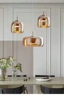 GobekUsa Modern Nordic Glass Pendant Lamp by Decorbites