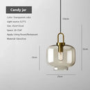 GobekUsa Modern Nordic Glass Pendant Light for Kitchen & Restaurant by Decorbites