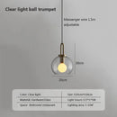 GobekUsa Modern Nordic Glass Pendant Light for Kitchen & Restaurant by Decorbites