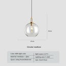 GobekUsa Modern Nordic Glass Pendant Light for Kitchen & Restaurant by Decorbites