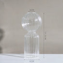 GobekUsa Modern Nordic Glass Vases Set for Home and Wedding