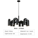 GobekUsa Modern Nordic LED Ceiling Chandelier Light