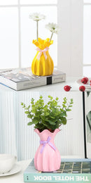 GobekUsa Modern Nordic Mini White Flower Vase Home Decor