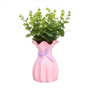 GobekUsa Modern Nordic Mini White Flower Vase Home Decor
