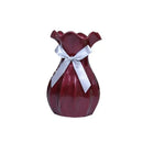 Modern ruffled pastel ceramic flower vase home decor living room by Decorbites
