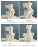 GobekUsa Modern Nordic Style Ceramic Body Vase