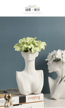 GobekUsa Modern Nordic Style Ceramic Body Vase
