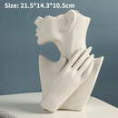 GobekUsa Modern Nordic Style Ceramic Body Vase