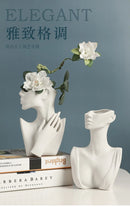GobekUsa Modern Nordic Style Ceramic Body Vase