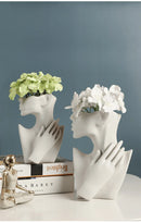 GobekUsa Modern Nordic Style Ceramic Body Vase