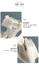 GobekUsa Modern Nordic Style Ceramic Body Vase