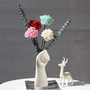 GobekUsa Modern Nordic Style Ceramic Hand Vase