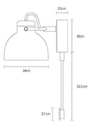 GobekUsa Modern Nordic Wall Sconce - Carina